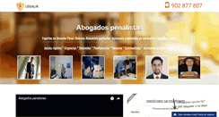 Desktop Screenshot of abogapenal.com
